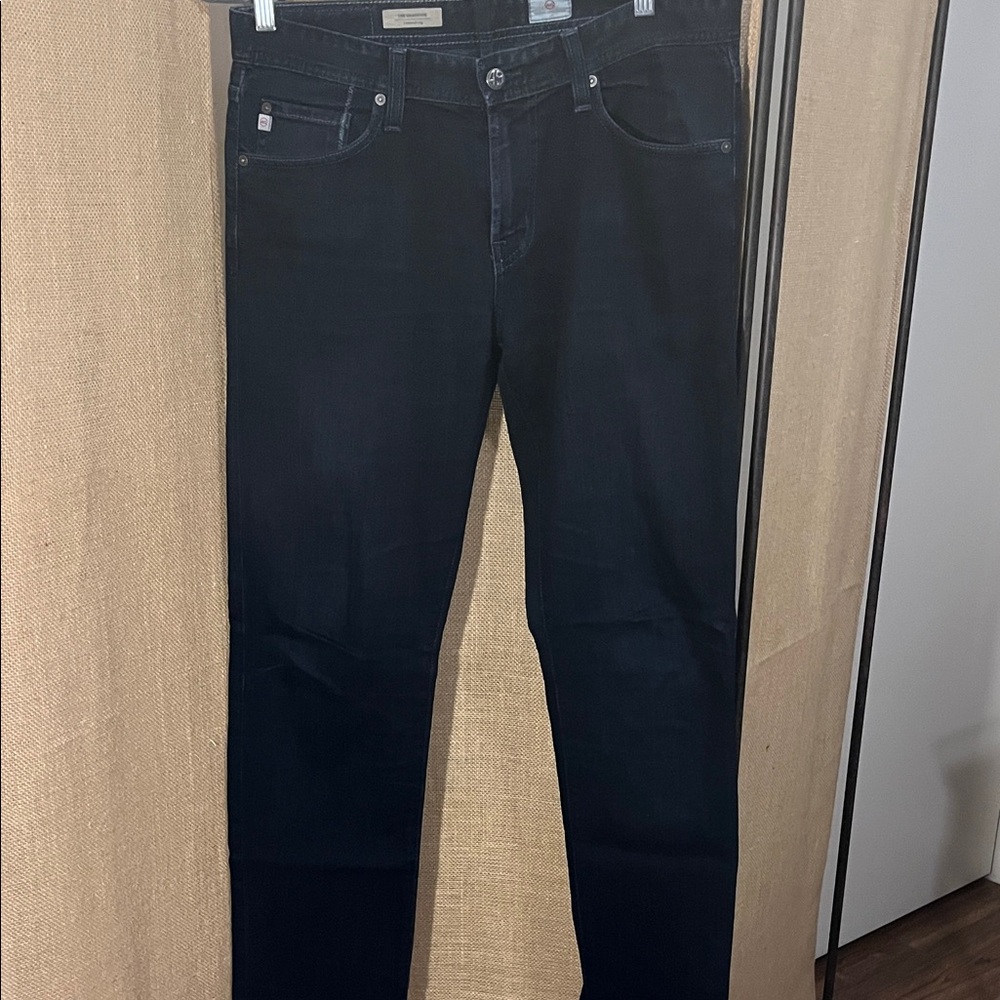 AG Adriano Goldschmied Black THE GRADUATE Men's Jeans